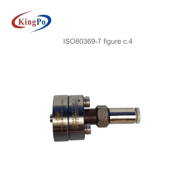 Iso80369-3 αρσενικός ΣΥΝΔΕΤΉΡΑΣ αναφοράς μετρητών σχήματος C.3 για τη δοκιμή του θηλυκού ΕΝΤΕΡΙΚΟΎ ΣΥΝΔΕΤΉΡΑ για τη διαρροή